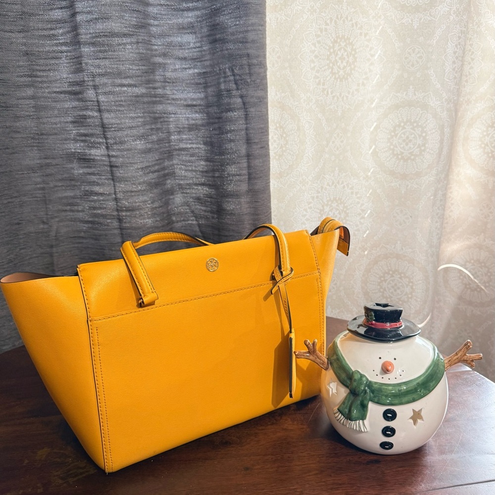 Tory Burch Vibrant Yellow Tote